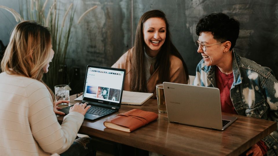 Office workers fundraising